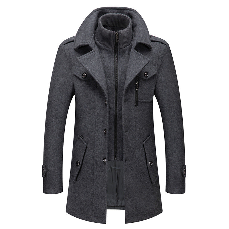 Heritage Classic Tweed Business Overcoat